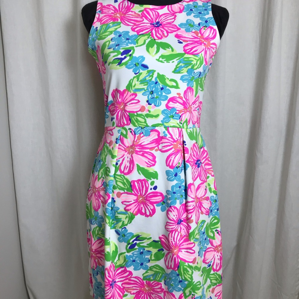 MAHI GOLD Pink Sleeveless Sundress Resort Wear